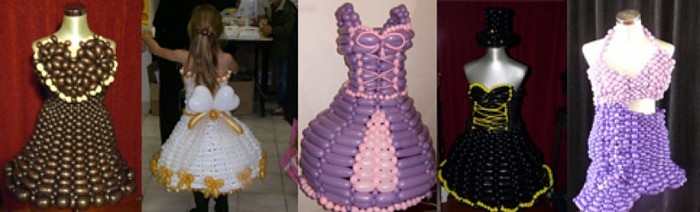 Robe en ballons